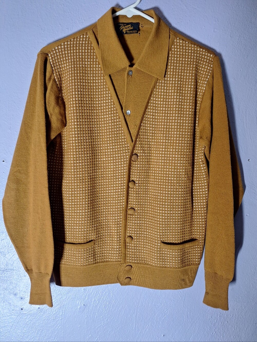 Vintage Men's Giuseppe Martini Wool Sweater Size Medium